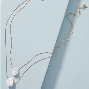 Anthropology Layered Freshwater Pearl Necklace